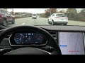 tesla v9 navigate on autopilot first impressions toll booths u0026 stop signs