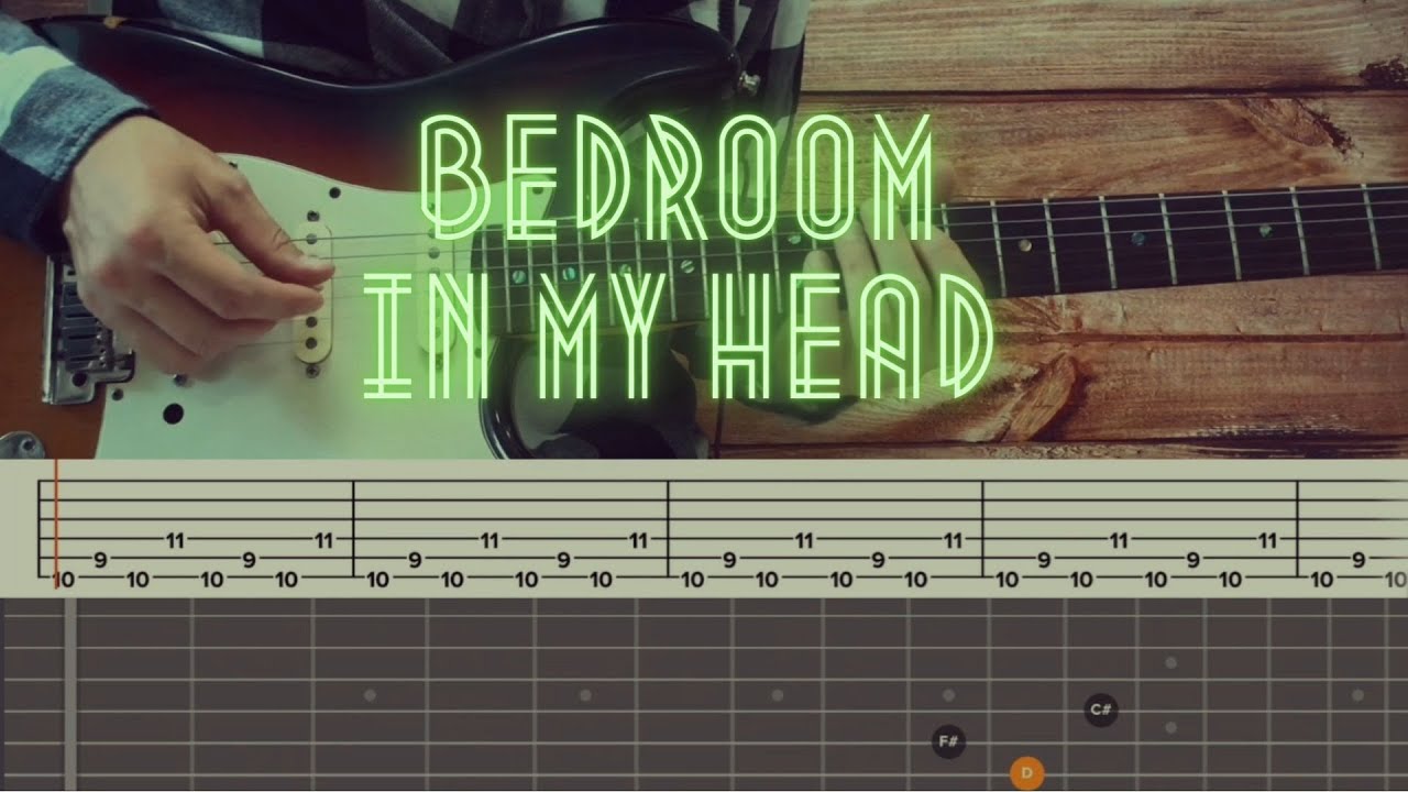 Bedroom In My Head Guitar Tutorial Tabs Chords Solo Guitar