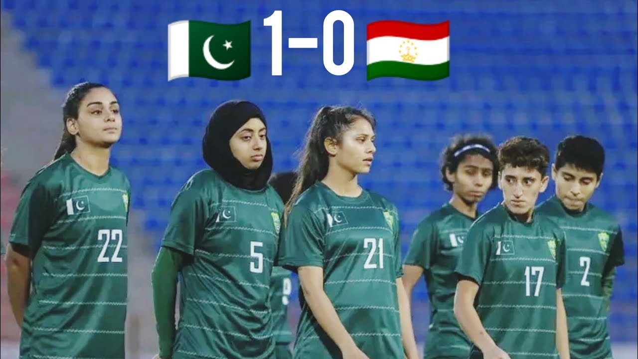 Pakistan Vs Tajikistan |Highlights| Women's Olympic Football Tournament ...