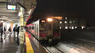 津軽線701系0番台秋ｱｷN11編成ワンマン普通蟹田行き構回345M 青森入線