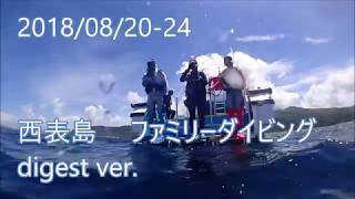 西表島で潜る　家族でダイビング　夏休み　群馬県伊勢崎市のダイビングショップ