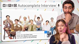 BTS Answer the Most Searched Questions on WIRED - COUPLES REACTION!
