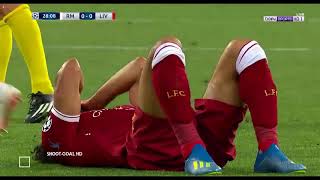 لحظة ضرب محمد صلاح اليوم , بكاء وخروج اضطراري || ريال مدريد و ليفربول|| 1#