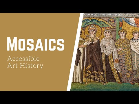 Why were mosaics popular in the Byzantine period?
