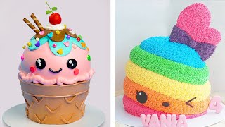Ice Cream Cake | 10+ Amazing Creative Cake Decorating Ideas | Delicious Cake Hacks Recipes
