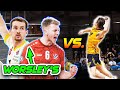 2 Pro Volleyball Players vs. Division 3 College Volleyball Team ft. Coach Donny