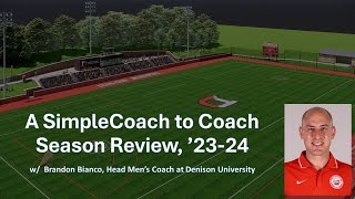 SimpleCoach to Coach with Brandon Bianco, Head Men's Coach at Denison University