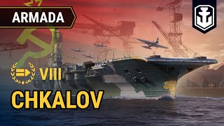 Armada: Soviet Tier VIII aircraft carrier Chkalov
