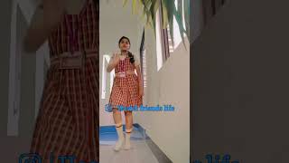 indian school girl dancing in skirt #viral