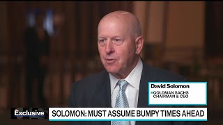 Goldman Sachs CEO Solomon on 'Bumpy Times,' Bonuses, Blockchain