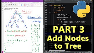 Part 3 - Insert Nodes into the Binary Tree Implemented in Python