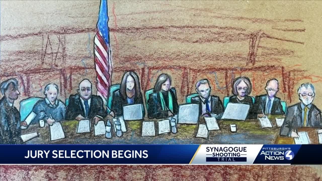 Jury Selection Begins In Pittsburgh Synagogue Shooting Trial - YouTube