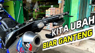 DUDUKAN LAMPU 3 IN 1 BUAT SUPERMOTO WR155 KLX CRF | BIAR MAKIN GANTENG SUPERMOTONYA