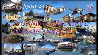 The stunningly beautiful city of Annecy