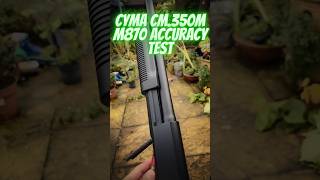 CYMA CM.350M M870 ACCURACY TEST #airsoft #m870 #youtubeshorts #shorts #airsoftnation