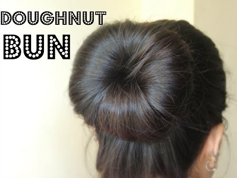 How to Make a Bun Using a Hair Doughnut How to Make a Bun Using a Hair Doughnut