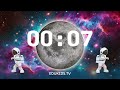 3 minute countdown timer 🧑🏻‍🚀 dancing astronauts 🧑🏻‍🚀