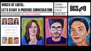 Voices of LGBTQ+: Let’s Start a Positive Conversation, September 26, 2020