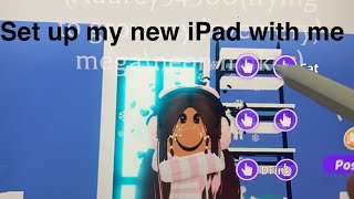 Set up my new iPad with me!