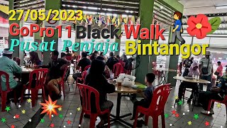 Sarawak Bintangor pusat penjaja gerai makan breakfast crowd. Ramai orang mengunjungi pasar minggu👍