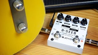 Joyo D-SEED Delay pedal review and demo - budget worship pedal