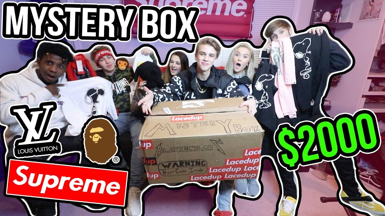 OPENING A $2000 HYPEBEAST MYSTERY BOX WITH FRIENDS!! - YouTube