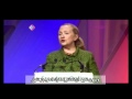 Secretary Clinton Comments on the Cost of Barriers to Internet Freedom with Arabic Subtitles