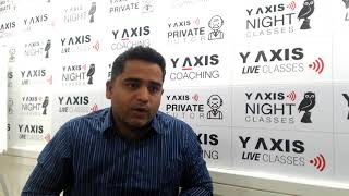 Syed Shad Ali thanks Y-Axis Coaching