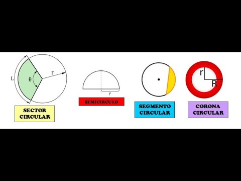 CIRCUNFERENCIA, CÍRCULO, SECTOR CIRCULAR, CORONA CIRCULAR, TRAPECIO ...