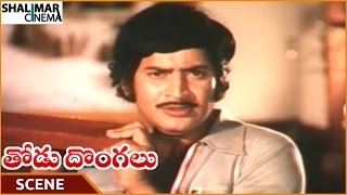 Thodu Dongalu Movie || Rao Gopal Try To Kill Chiranjeevi & Krishna Saves || Krishna || Shalimarcinem