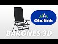 Obelink Barones 3D zwart Campingstoel | Productvideo | Obelink