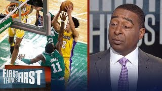 Cris Carter is officially worried about Lonzo's early struggles with the Lakers | FIRST THINGS FIRST