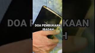 Doa Kristen Terbaru, Doa Pembukaan Ibadah Kristen