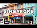 Experience the REAL Chinatown of Singapore Like a Local | Walking Tour | 4K HDR