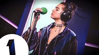 Dua Lipa performs a mash-up of Rollin and Did You See? in the Live Lounge