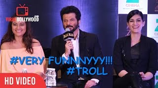 Anil Kapoor Trolling a Media Reporter | Very Funny | Zee Cine Awards 2016