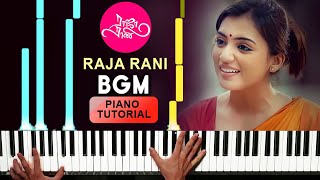 Raja Rani Nazriya Love BGM Piano Tutorial | Raja Rani BGM Piano Tutotial | Blacktunes Piano