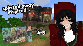 Spirited Away Inspired Village 🌷💐 Minecraft Adventure #19