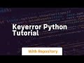 keyerror python tutorial