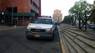 NYC Hospital Police 14th Division Parked At Lincoln Hospital In The South Bronx, New York