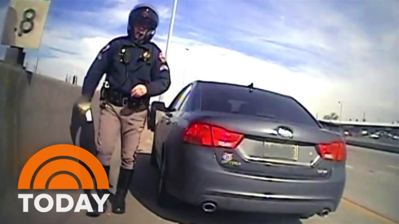 Watch: Police Officer Survives Frightening Car Crash In Colorado - YouTube