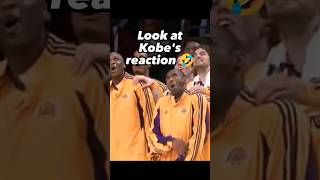 Kobe's Reaction to Insane Block | Lakers NBA #shorts