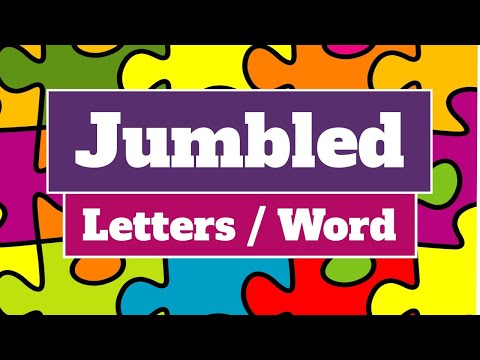 How do I find jumbled words?