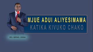 MJUE ADUI ALIYESIMAMA KATIKA KIVUKO CHAKO - 18