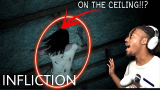 NEVER PLAY THIS GAME AT NIGHT! | INFLICTON EXTENDED CUT #3| HORROR GAME