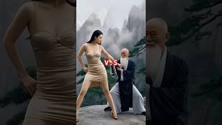 Tools ai kung fu master vs beautiful girl 3 #kungfu #kungfukids #kungfumaster #kungfupanda #kungfuai