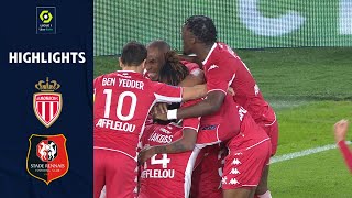 AS MONACO - STADE RENNAIS FC (2 - 1) - Highlights - (ASM - SRFC) / 2021-2022