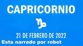 💲 El DINERO FLUYE 💲 Horóscopo de hoy ♑ CAPRICORNIO 21 DE FEBRERO DE 2022 😉 horóscopo diario 😘 Tarot