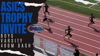 2024 TF - Asics Trophy Invite - 400M (Boys Var, 6 heats) - Darieon Shufford 49.97  #trackandfield