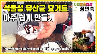 “식물성 유산균, 현미효소수로 만드는 그릭요거트”Greek yogurt made with plant-based probiotics and brown rice enzyme water